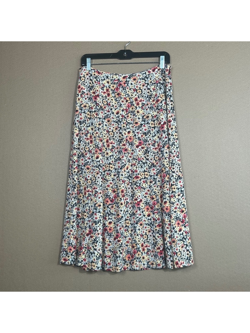 Christopher & Banks Cottagecore Floral Midi Skirt Multi Womens Size 6 Bohochic - Picture 2 of 6